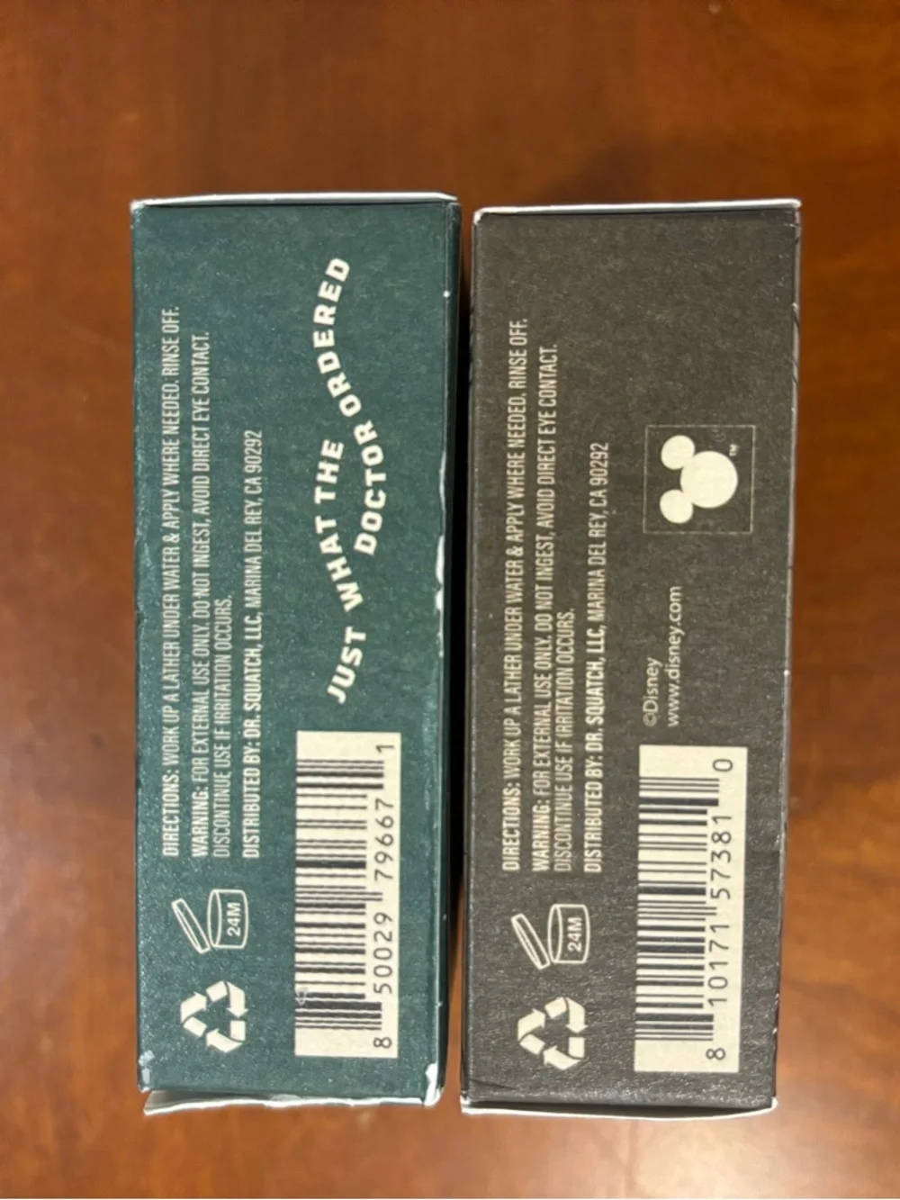 Dr. Squatch Men's Natural Soap Duo, Oogie Boogie’s Brew/Snowy Pine Tar (limited)